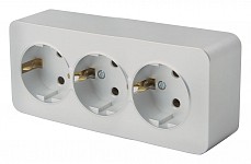 Розетка тройная с заземлением Stekker София 49330 250_100_Array