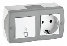 Блок с розеткой и выключателем Mono Electric Octans IP20 104-020001-186 500_191_2281645