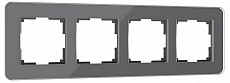 Рамка на 4 поста Werkel Elite (графит, стекло) W0042440 500_191_2296875
