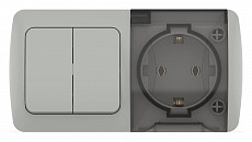 Блок с розеткой и выключателем Elbi Eleсtriс Eva 554-011500-922 500_191_2291726