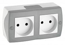Блок с розетками без заземления Mono Electric Octans IP20 104-020006-121 500_191_2301768