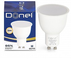 Лампа светодиодная Donel DN03 GU10 9Вт 3000K DN03004W9GU10 500_191_2309268