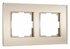 Рамка на 2 поста Werkel Senso (шампань, стекло soft-touch) W0023111 500_191_2297094