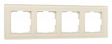 Рамка на 4 поста Werkel Favorit (молочный, стекло) W0041141 500_191_2296913