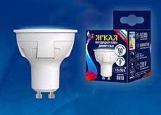 Лампа светодиодная Uniel Яркая Dim GU10 6Вт 4000K UL-00003988 500_191_2257171