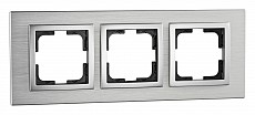 Рамка на 3 поста Mono Electric Style Aluminium 107-800000-162 500_191_2301831