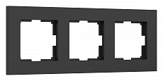 Рамка на 3 поста Werkel Slab (черный софт) W0032908 500_191_2297051