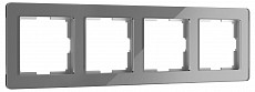 Рамка на 4 поста Werkel Acrylic (графит) W0042704 500_191_2296976