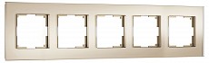 Рамка на 5 постов Werkel Senso шампань soft-touch W0053111 500_191_2297251