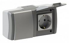 Блок с розеткой и выключателем Mono Electric Octans IP54 154-020001-180 500_191_2281647