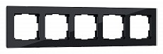 Рамка на 5 постов Werkel черный,стекло W0051108 500_191_2296520