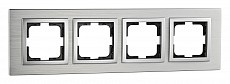 Рамка на 4 поста Mono Electric Style Aluminium 107-800000-163 500_191_2301832
