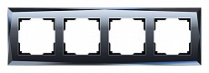 Рамка на 4 поста Werkel Diamant (черный) W0041208 500_191_2296740