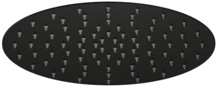 AD139/121BM верхний душ 25 см, матовый черный 500_191_3224753