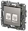 Розетка двойная Ethernet RJ-45 без рамки Эра Эра 12 12-3108-16 100_100_2395217