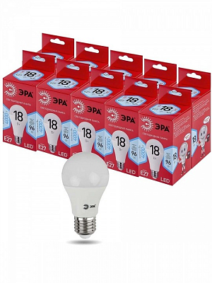 Лампа светодиодная Эра  E27 18Вт 4000K LED A65-18W-840-E27 R 400_400_2842487