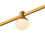 ST815.206.05 Магнитный трековый светильник FARM Золотистый LED 1*5W 3000K 213Lm 120 IP20 D75xH10 ФАРМ 250_100_2946454
