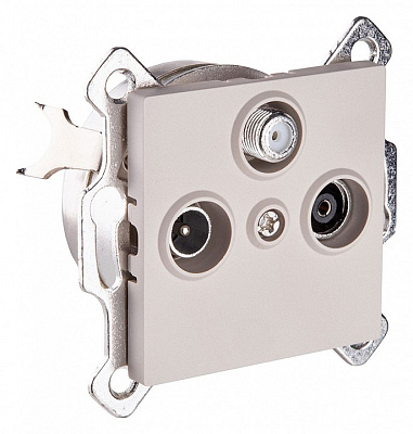 ТВ-розетка и SAT-розетка оконечная без рамки Kollinger  REA-036CM 400_400_3123492