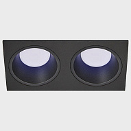 Встраиваемый светильник Italline IT08-8013 IT08-8013 black 4000K 2 шт + IT08-8015 black 500_191_3087510