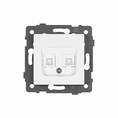 Розетка двойная RJ-12 и Ethernet RJ-45, без рамки Arlight SCT 049854 400_400_681394