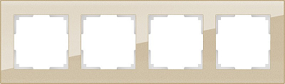 Рамка на 4 поста Werkel Favorit (шампань) W0041111 400_400_2128368