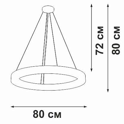 Подвесной светильник Vitaluce V3890 V3890-0/1S 400_400_2864242