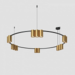Подвесная люстра Denkirs Orbit DK4067-BK+SG 250_100_1915089