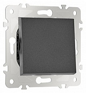 Выключатель проходной одноклавишный без рамки Arte Milano 203 203.32-1.black 500_191_2302492