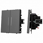 Выключатель двухклавишный без рамки Arlight SWT 054266 250_100_Array