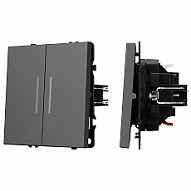 Выключатель двухклавишный без рамки Arlight SWT 054266 500_191_2223492