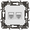 Розетка Ethernet RJ-45 без рамки Эра Эра Elegance 14-3108-01 100_100_2400669