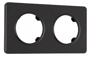 Рамка на 2 поста Arte Milano am-502.15 502.15-2.black 500_191_2303096