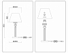 Настольная лампа декоративная Ambrella Light LH LH71007 100_100_2029296