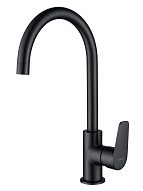 AQ1182MB БЕТТА смеситель Смесители для кухни, матовый черный 500_191_3225054