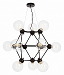 Подвесная люстра LUMINA DECO Zodiak LDP 160N-12 BK+PR 250_100_1989193