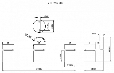 Спот Moderli Almero V11823-3C 400_400_2737230