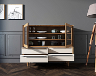 Буфет "Bruni white" низкий арт BR34WH 250_100_1351072