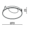 Комплектующие для светильника Technical Ring057-10-MG 100_100_851492