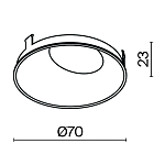 Комплектующие для светильника Technical Ring057-10-MG 250_100_851492
