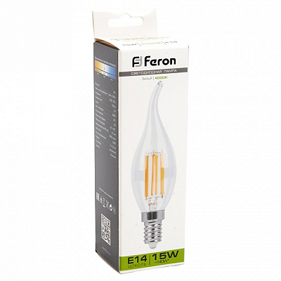 Лампа светодиодная Feron LB-718 E14 15Вт 4000K 38263 400_400_1748601