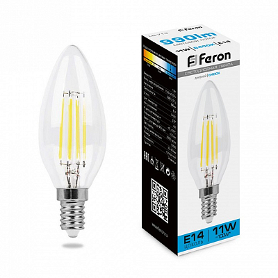 Лампа светодиодная Feron LB-713 E14 11Вт 6400K 38231 400_400_1746197