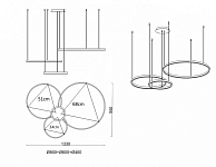 Подвесной светильник Kink Light Тор 08223,33P(3000K) 250_100_1842793