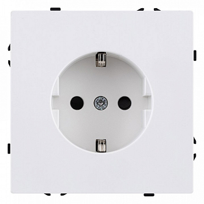 Розетка с заземлением, без рамки Kollinger Eclipse EC-014WH 400_400_3118958