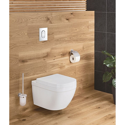 39330002 Euro Ceramic Сиденье для WC с микролифтом, альпин белый (замена арт. 39330001) 400_400_1440667