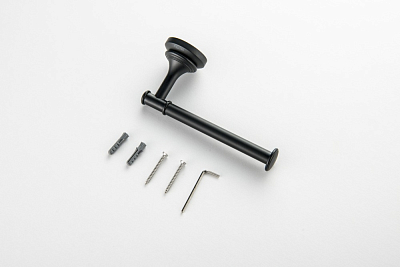 AQ4508MB КЛАССИК бумагодержатель, матовый черный 400_400_2413025