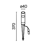 Ландшафтный светильник Outdoor O437FL-01GF 250_100_801041