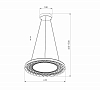 Подвесной светильник Eurosvet Parafe 40024/1 LED серый 100_100_1814363