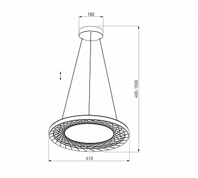 Подвесной светильник Eurosvet Parafe 40024/1 LED серый 400_400_1814363