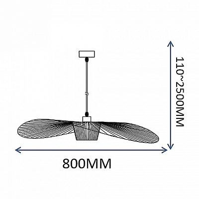 Подвесной светильник Imperiumloft HAT Black ﻿HAT01 400_400_1984188