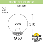 Консольный светильник Fumagalli GLOBE 300 G30.B30.000.VZE27 250_100_3081914